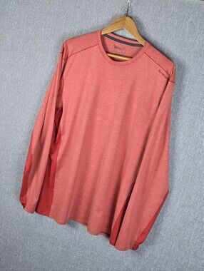 Simms Solarflex Long Sleeve Fishing Shirt Mens Sz L Red